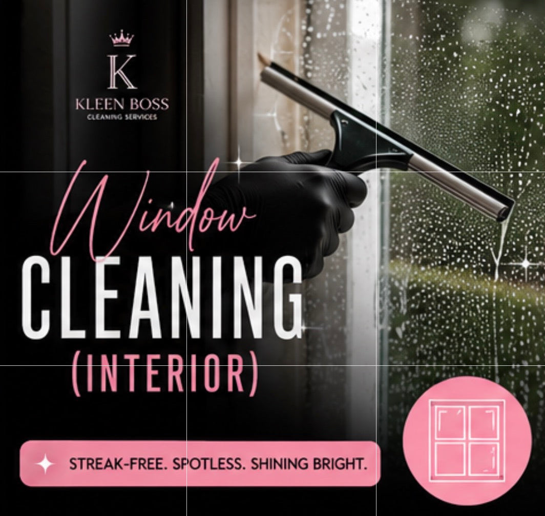 Window cleaning (interior)